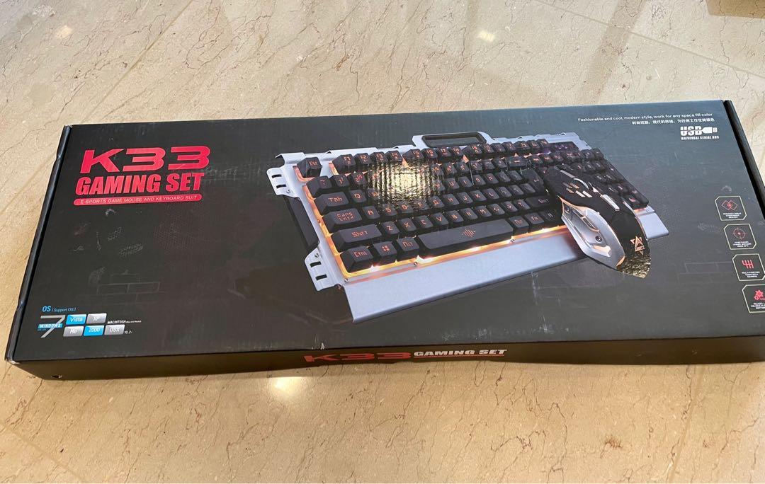 K33 Gaming Keyboard and Mouse, Computers & Tech, Parts & Accessories ...