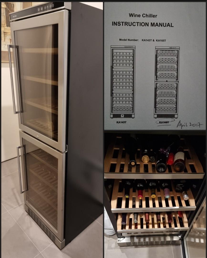 Kadeka Wine Chiller 165 bottles, TV & Home Appliances, Kitchen