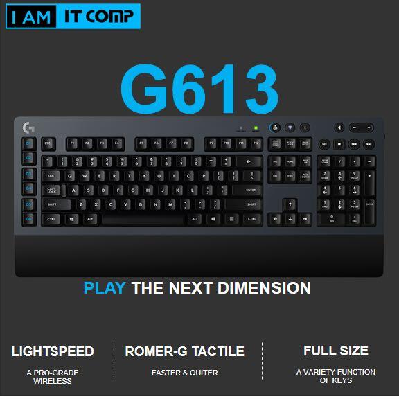 Logitech G613 Used Keyboard 1-2 years, Computers & Tech, Parts ...