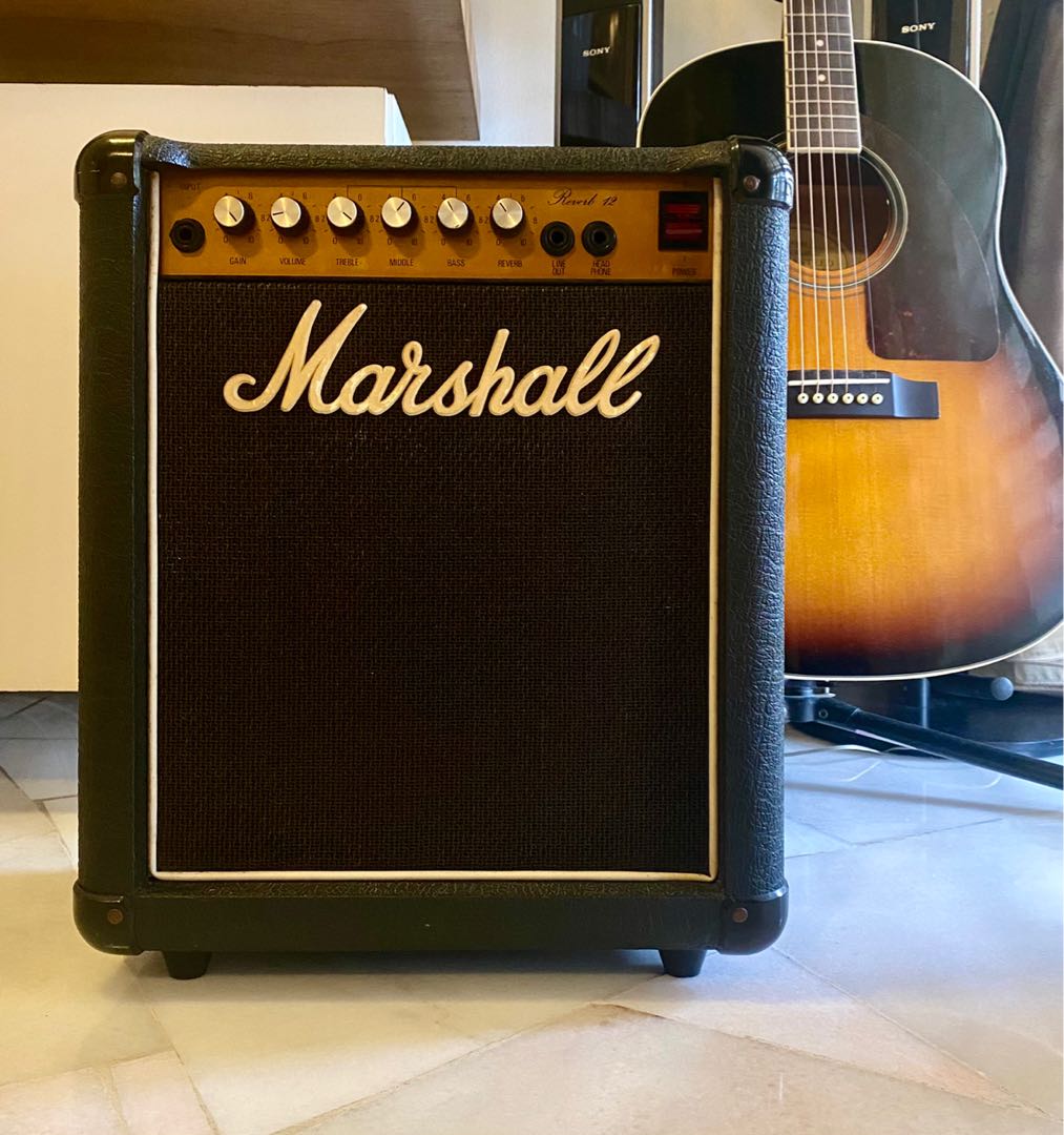 MARSHALL REVERB 12 5205 vintage 80s amp