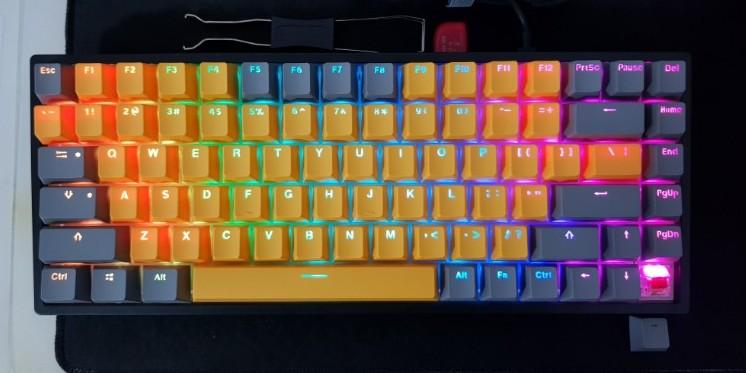 84 Keys Mechanical keyboard 84keys - red switch, Computers & Tech, Parts ...