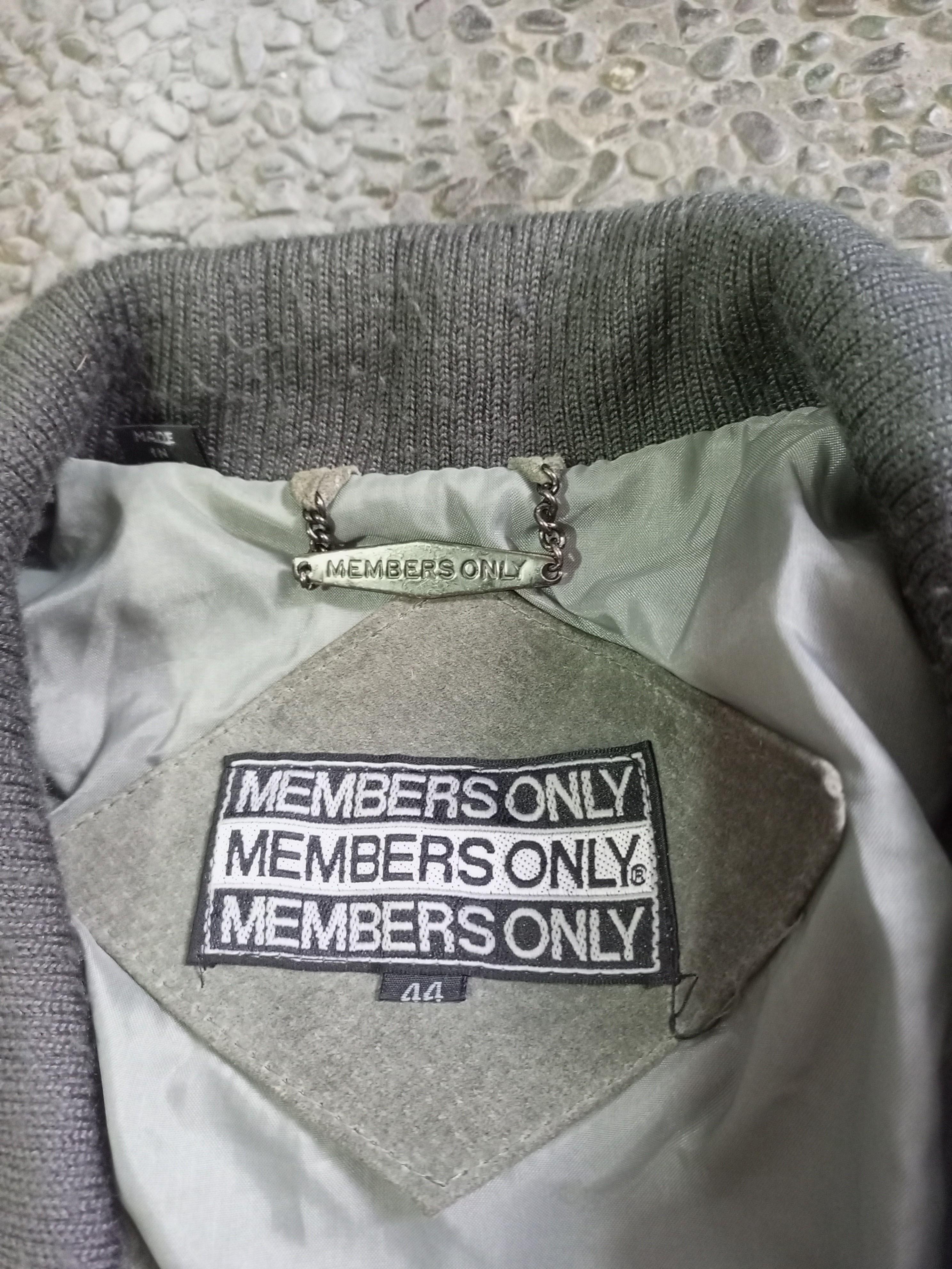 Members Only Full Suede Jacket, Men's 