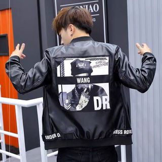 Mens leather outlet jackets sale
