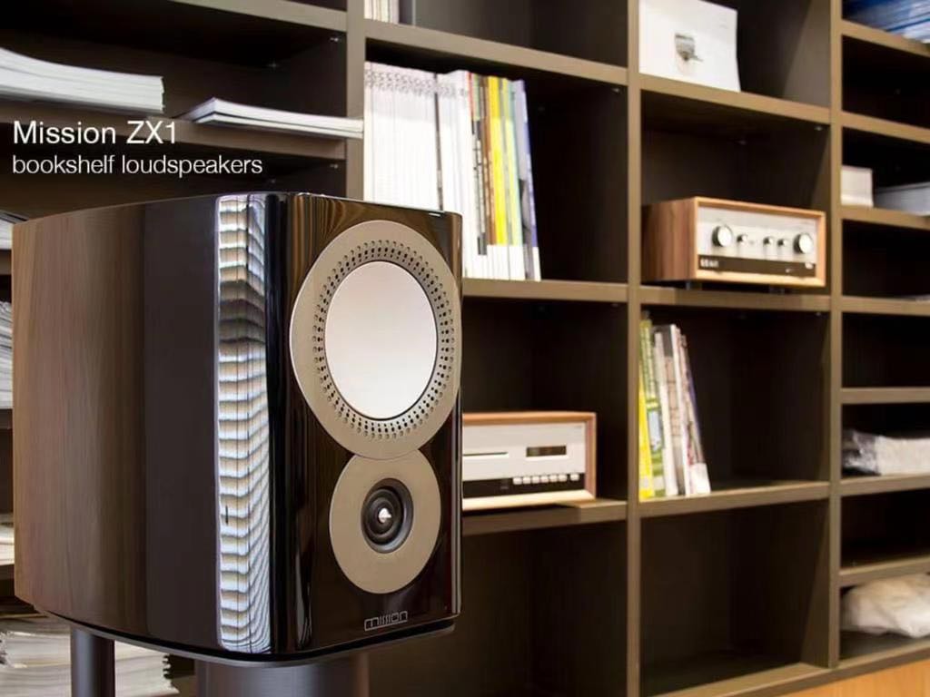 Mission ZX 1 Flagship Bookshelf with Leak Stereo 130 Amplifier, Audio ...