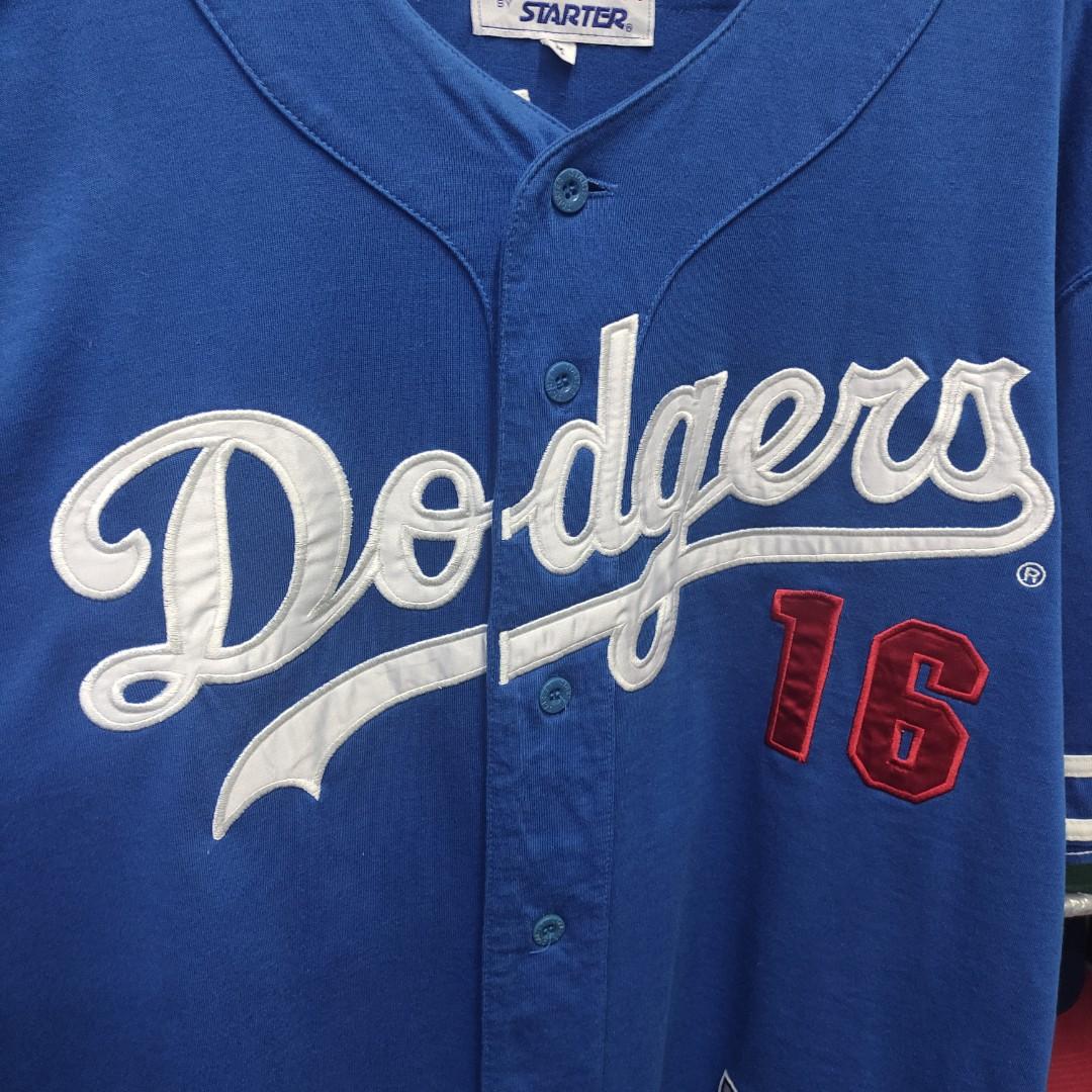 Vintage 90s Los Angeles Dodgers Starter Jersey Size Large MLB Blue