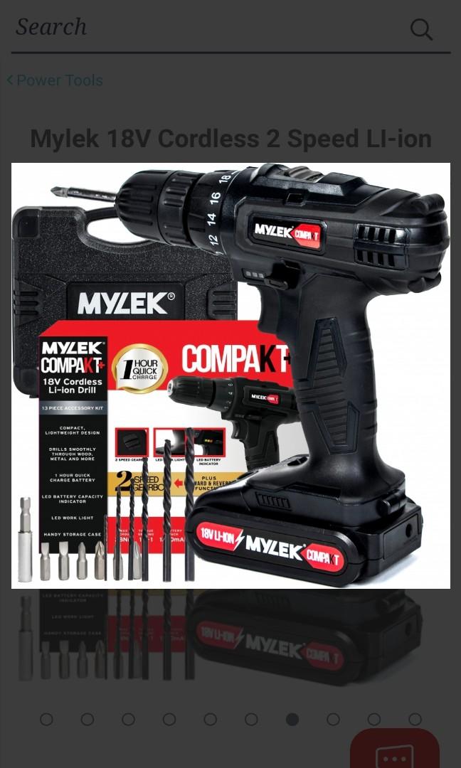 Mylek cordless drill 2025 18v