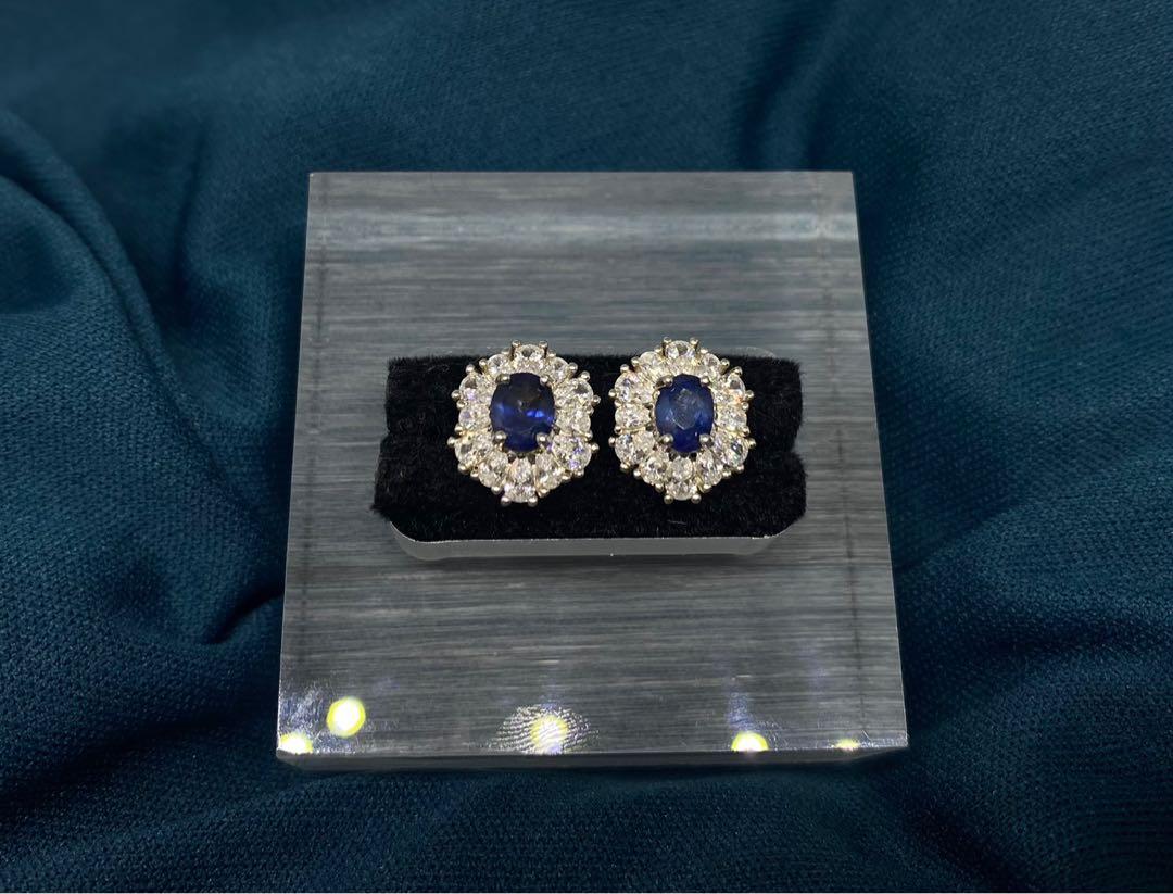 Sapphire top earrings sale