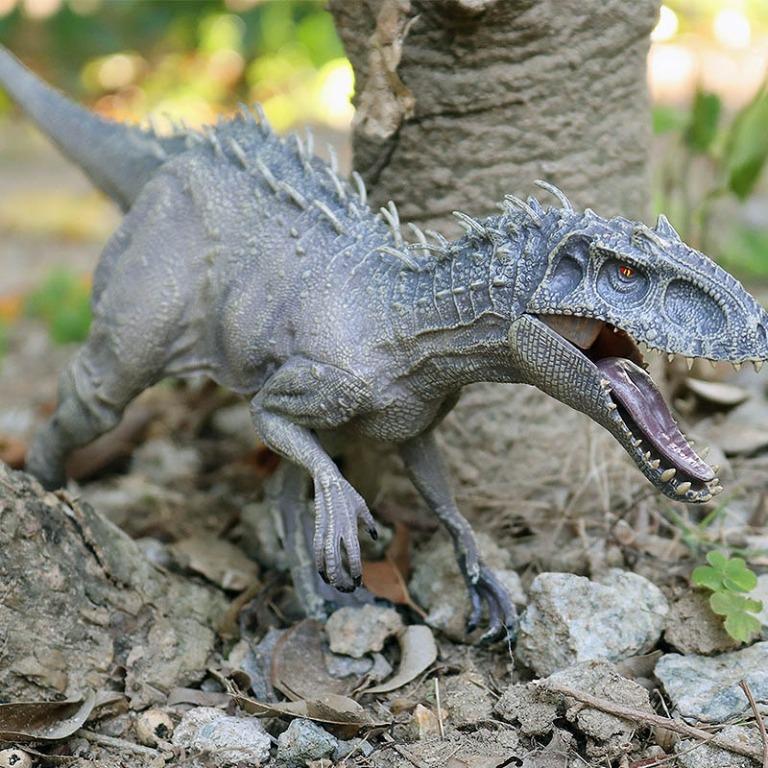 Jurassic World Mini Action 3 Dinosaurs INDOMINUS REX STEGOSAURUS  VELOCIRAPTOR 海外 即決-