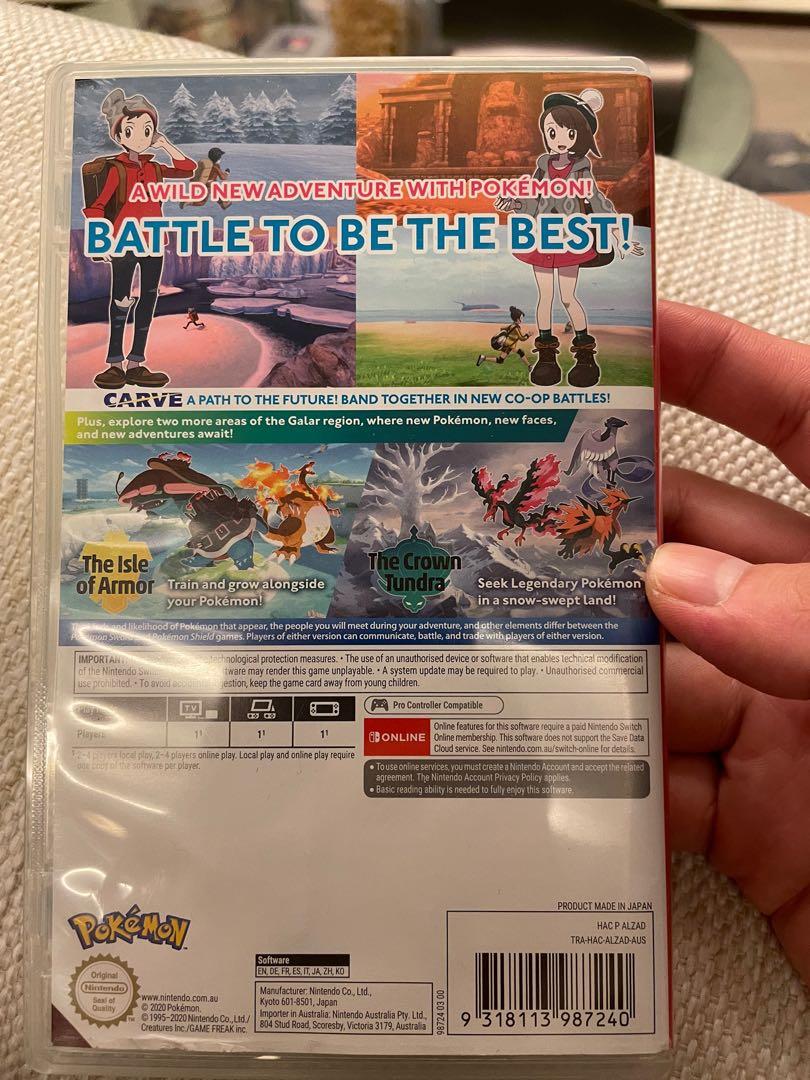 Pokémon Sword and Shield + Pokémon Sword Shield Expansion Pass Physical  Copy