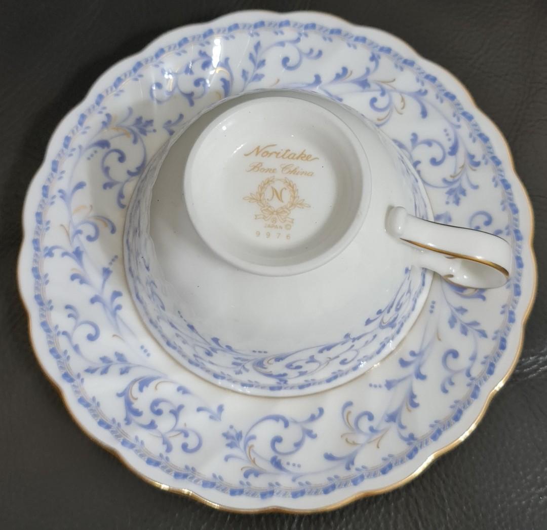 Noritake Bone China Ninfa Laguna 9976 Cup & Saucer