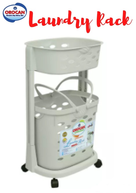 OROCAN 8788 Laundry Rack With Wheels Furniture Home Living