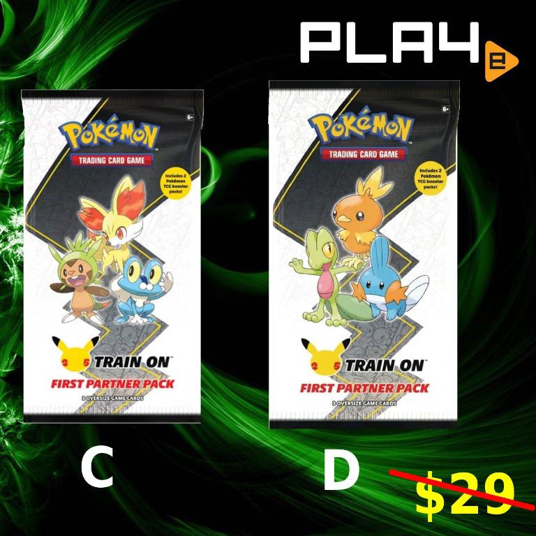 Pokemon Train on First Partner Pack Brand New, Hobbies & Toys, Toys & Games  on Carousell