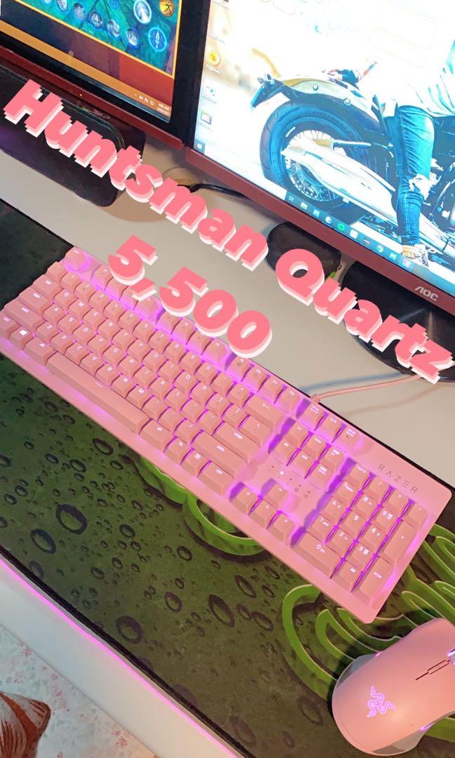 Razer Huntsman Quartz Keyboard (Category: Computer Keyboard) located in Las Pinas. Submitted by juststuffthings (Listing ID 1117015595, Image 1). Description: No box keyboard only.