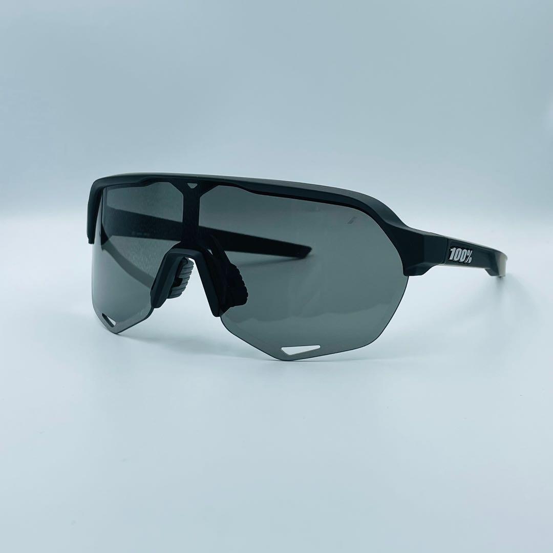 Soft Tact Black Smoke Lens S2 100 Sunglasses 100% S2 Sunglasses