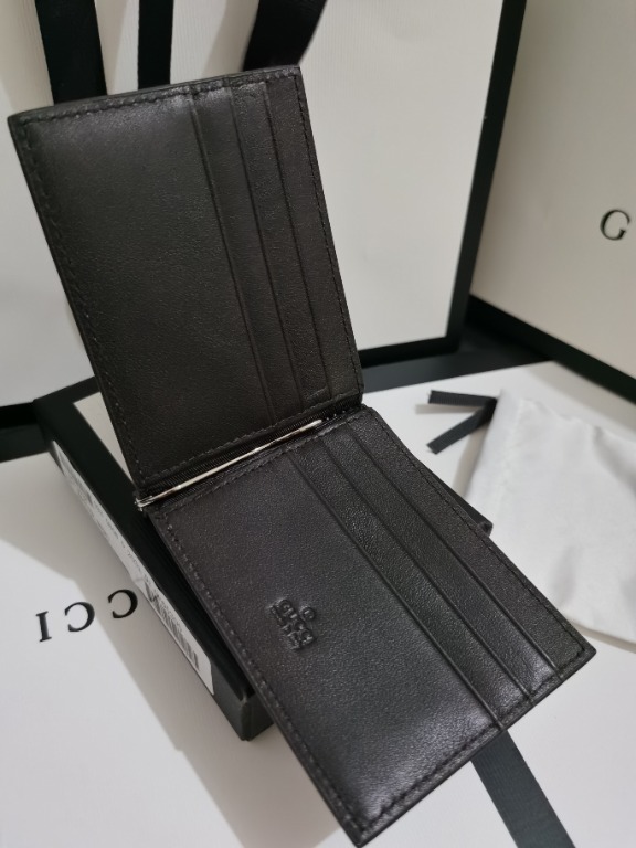 Secondhand Gucci 🐝Men Money Clip, Luxury, Bags & Wallets on Carousell