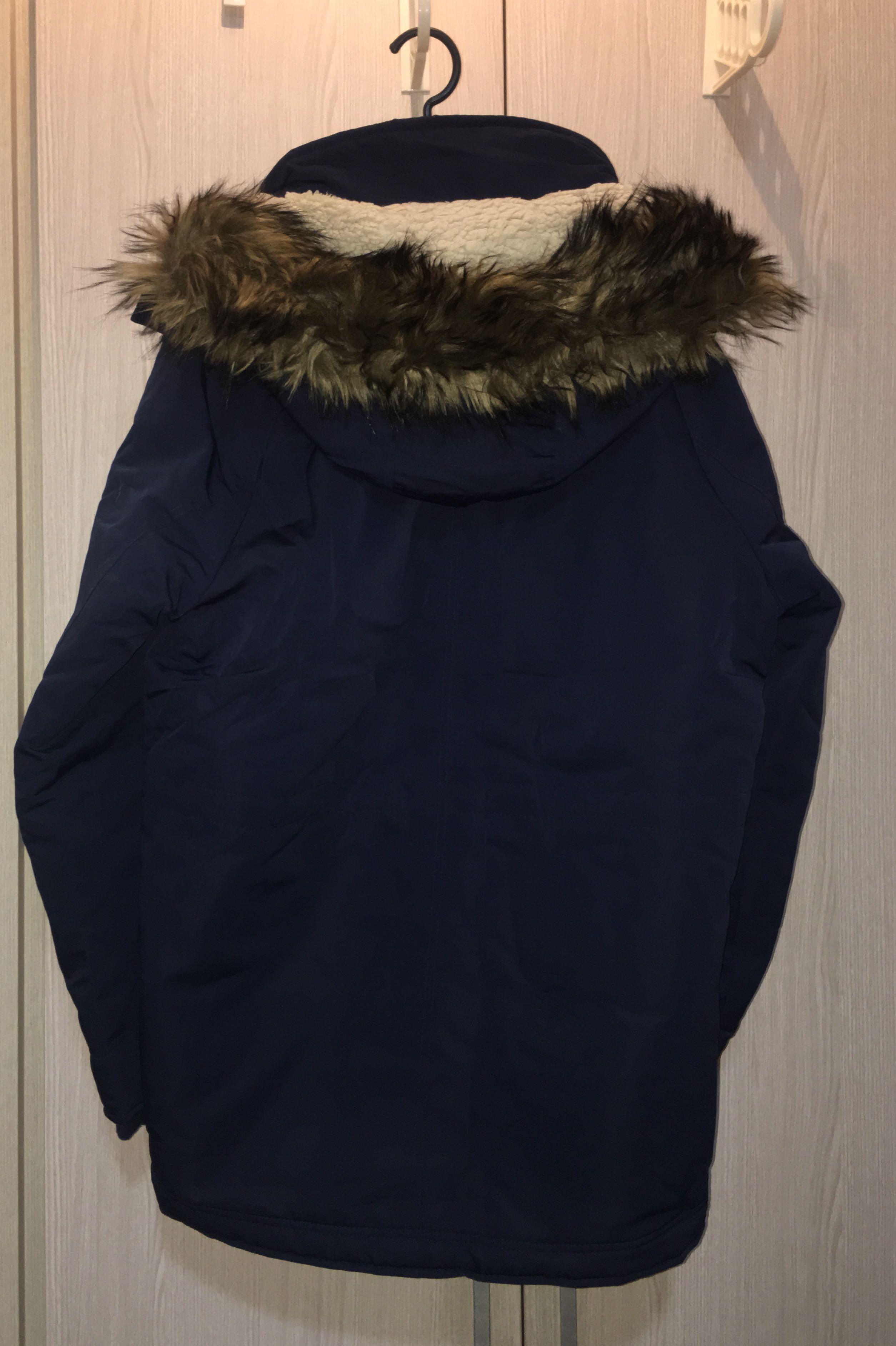 hollister parka jacket