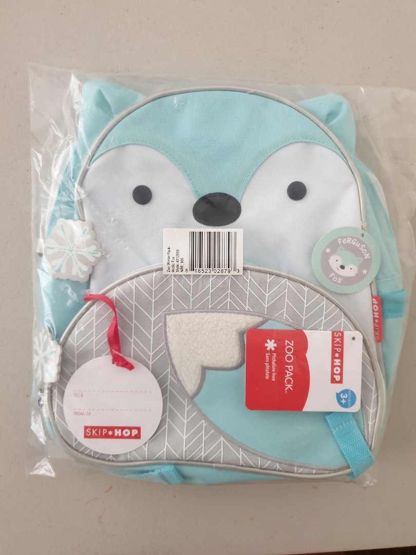 Skiphop Zoo Backpack Winter Fox Brand 