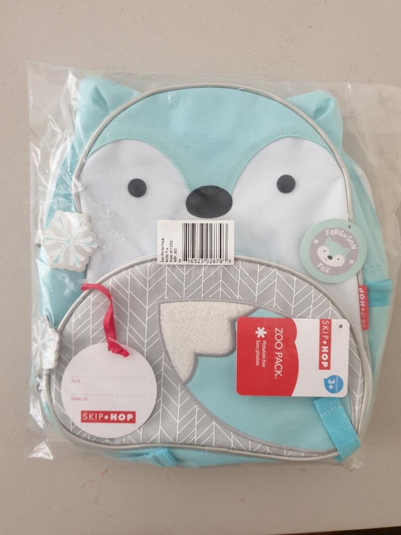 Skiphop Zoo Backpack Winter Fox Brand New