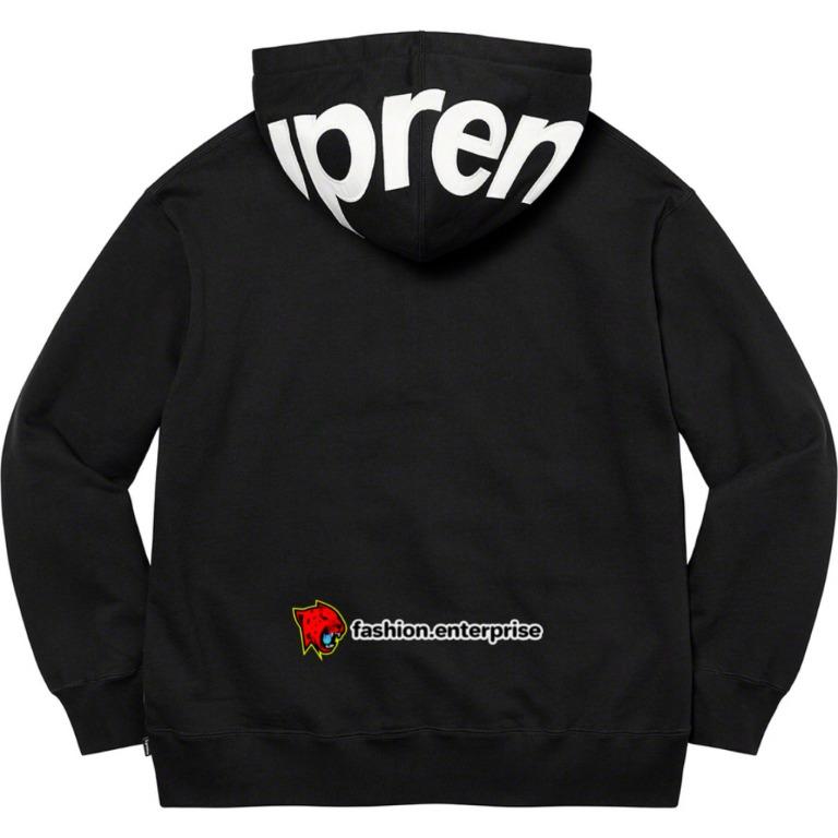Contrast embroidered hooded outlet sweatshirt supreme
