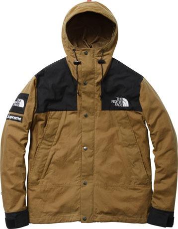 Supreme x The North Face Mountain Jacket Waxed Cotton 2010 Fall