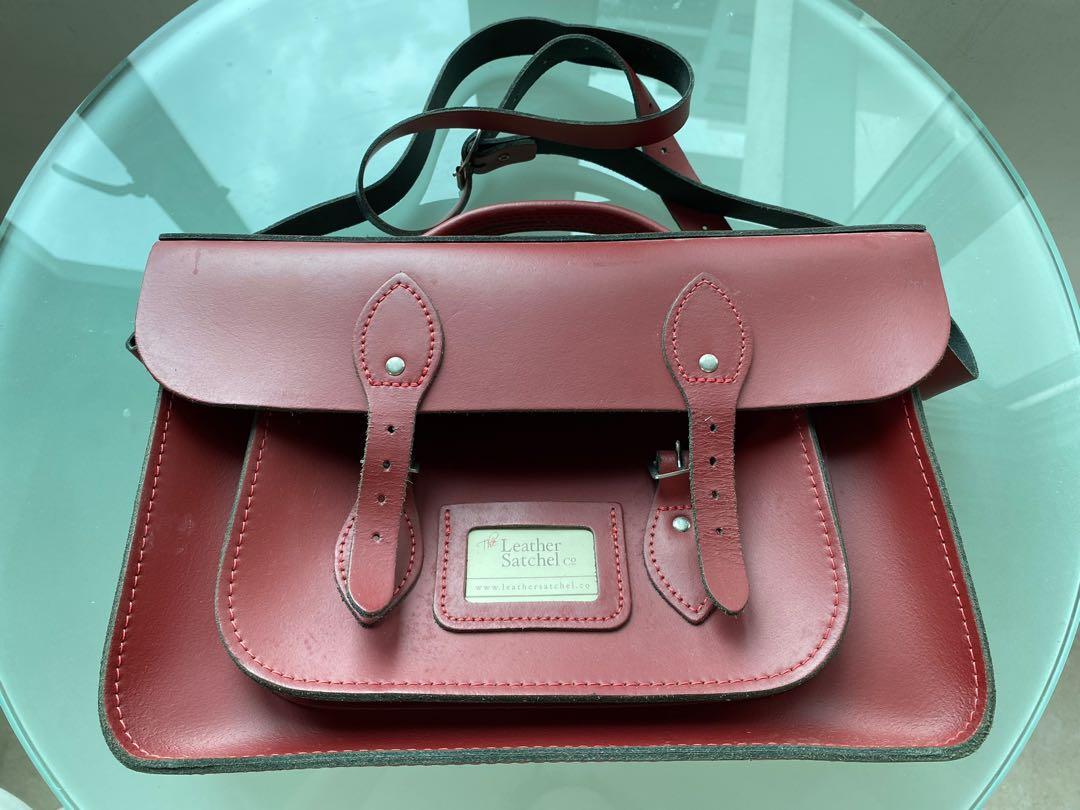 The Leather Satchel 12.5” briefcase, Women's Fashion, Bags  Wallets,  Shoulder Bags on Carousell