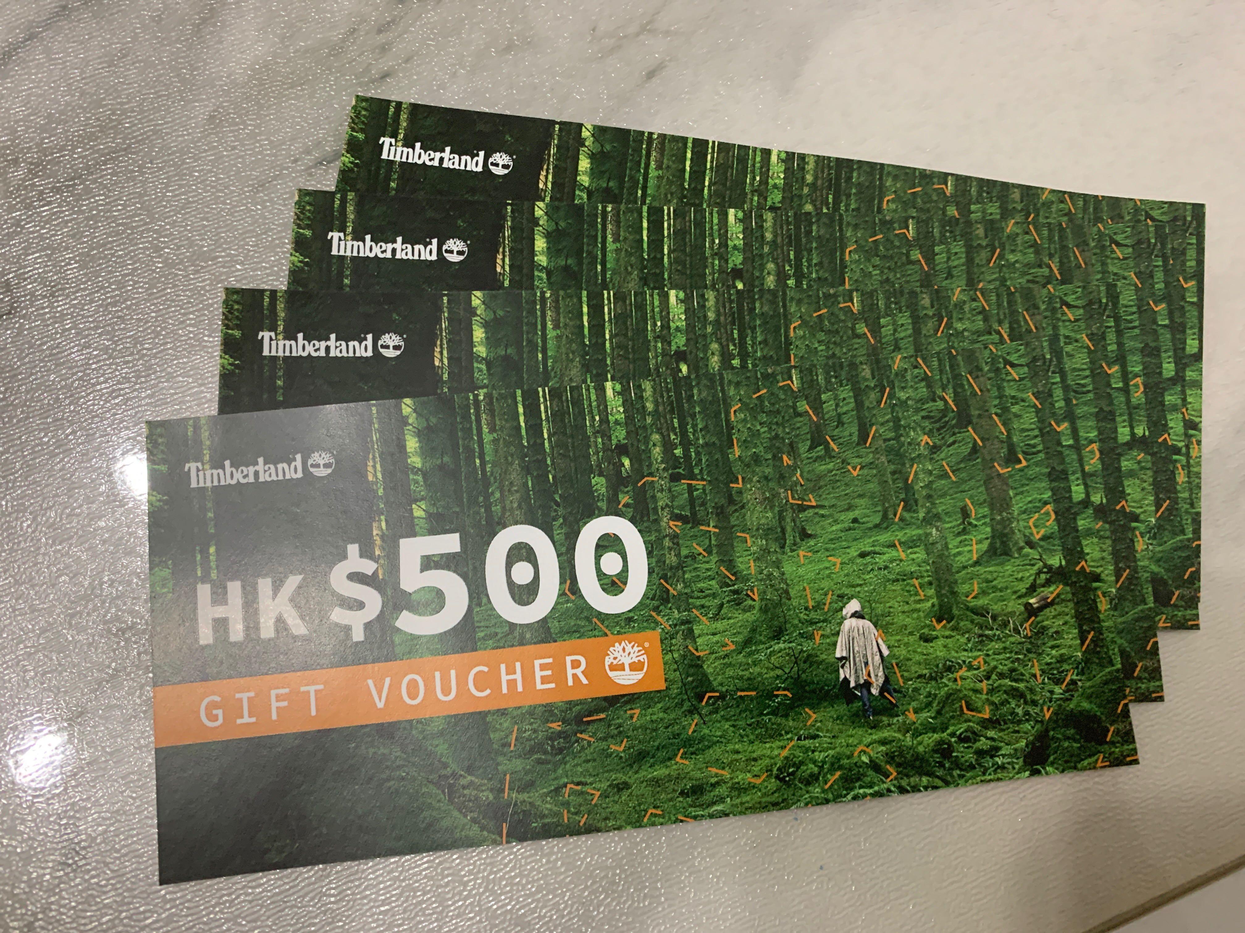 Timberland HKD 500 gift voucher Carousell