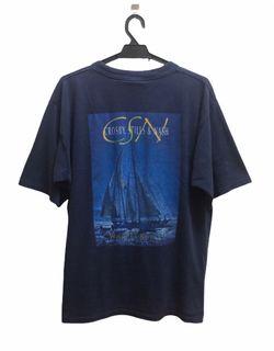 Vintage 90s Crosby Stills & Nash Wooden Ships Tshirt