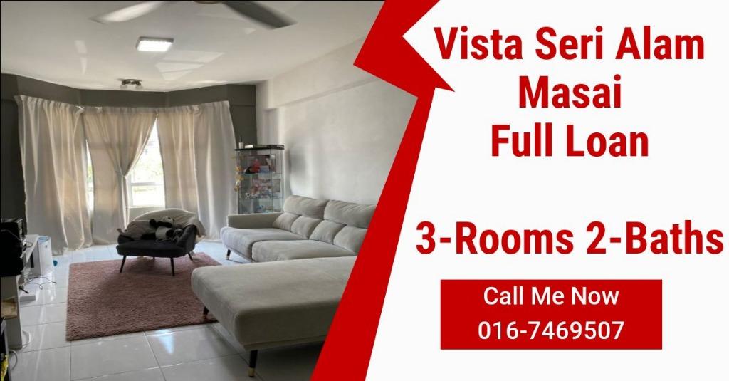 Vista Seri Alam Full Loan 3 Rooms Apartment Property For Sale On Carousell