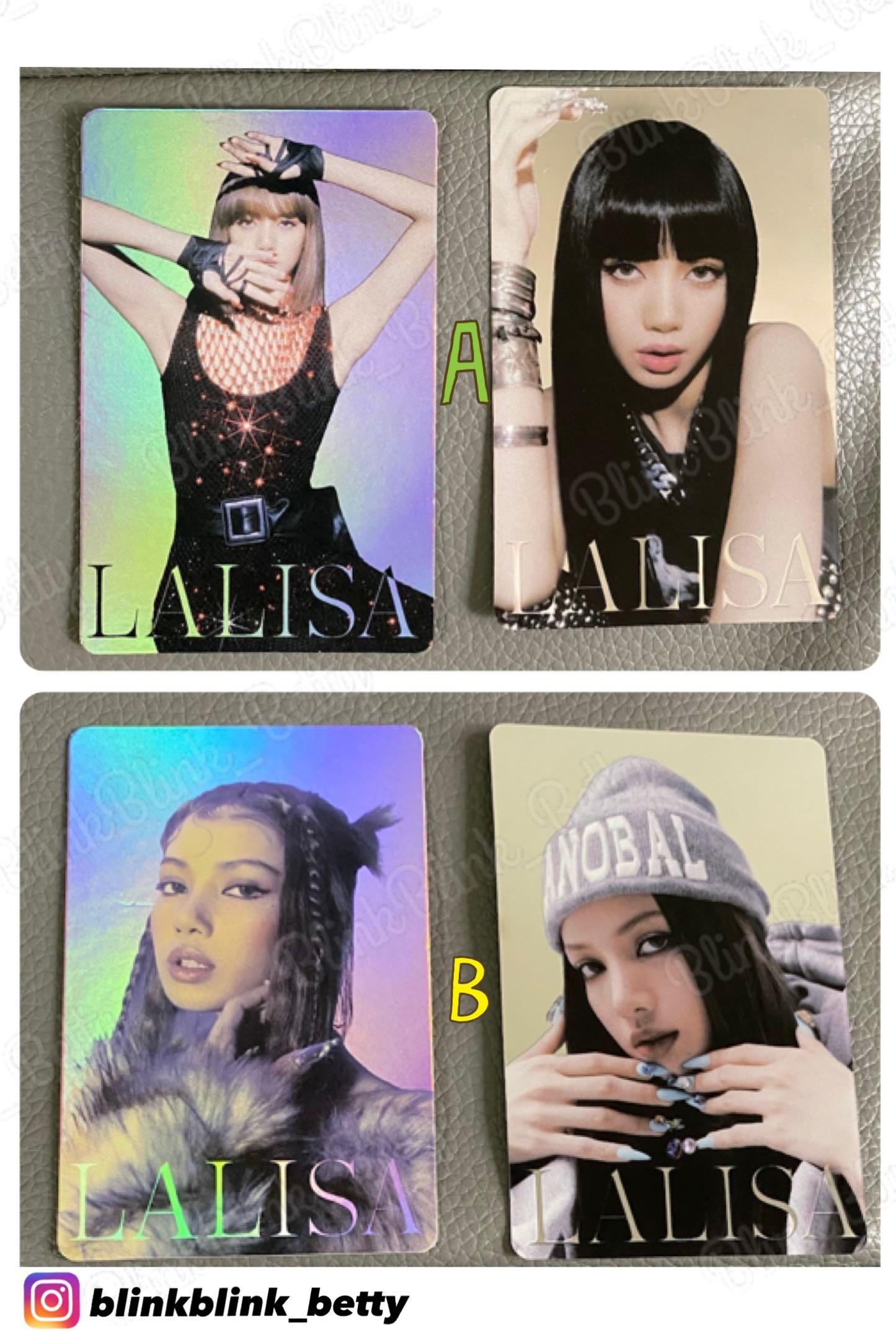 現貨］（YG SELECT特典）Lisa Solo ALBUM YG特典小卡LALISA Blackpink 