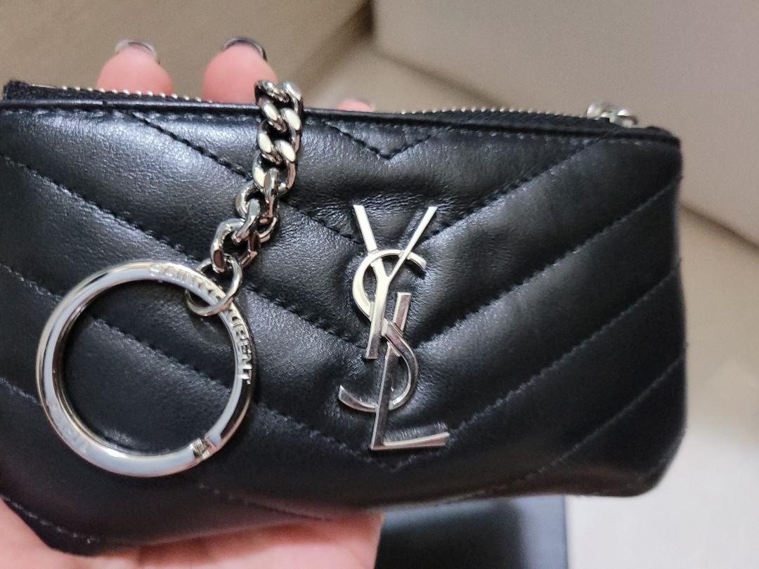 ysl coin purse black Carousell