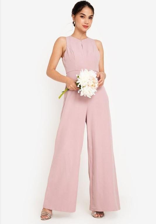 zalora bridesmaid dress Zalora Occasion Jumpsuit Bridesmaid Size M, Women's Fashion, Dresses &  Sets, Jumpsuits on Carousell
