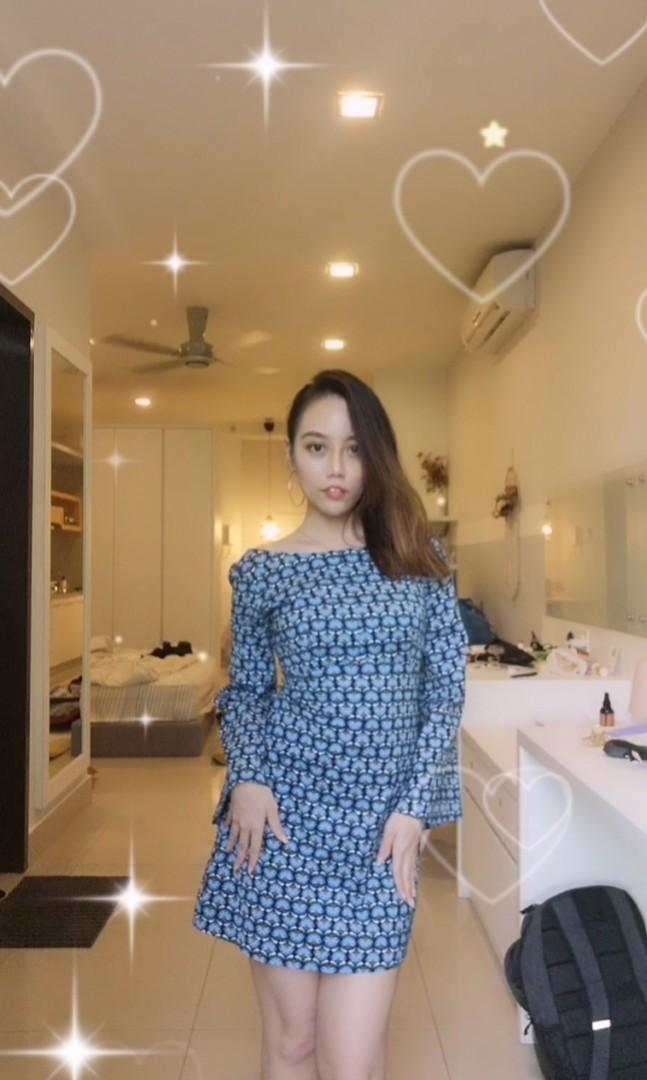 Boat neck on sale dress zara