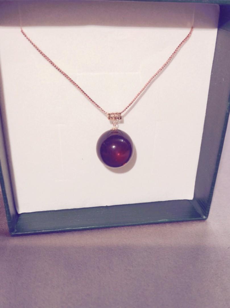 Cherry on sale amber pendant