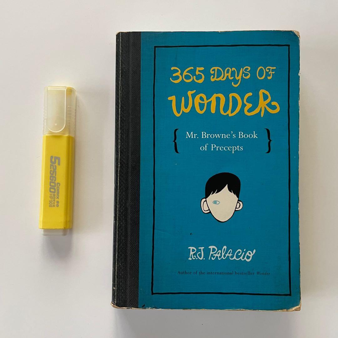 365 Days of Wonder by R.J. Palacio, Hobbies &amp; Toys, Books &amp; Magazines ...