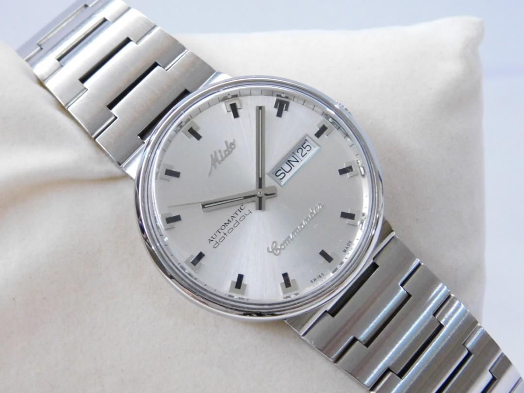 39mm Mido Commander Datoday Men s Fashion Watches Accessories