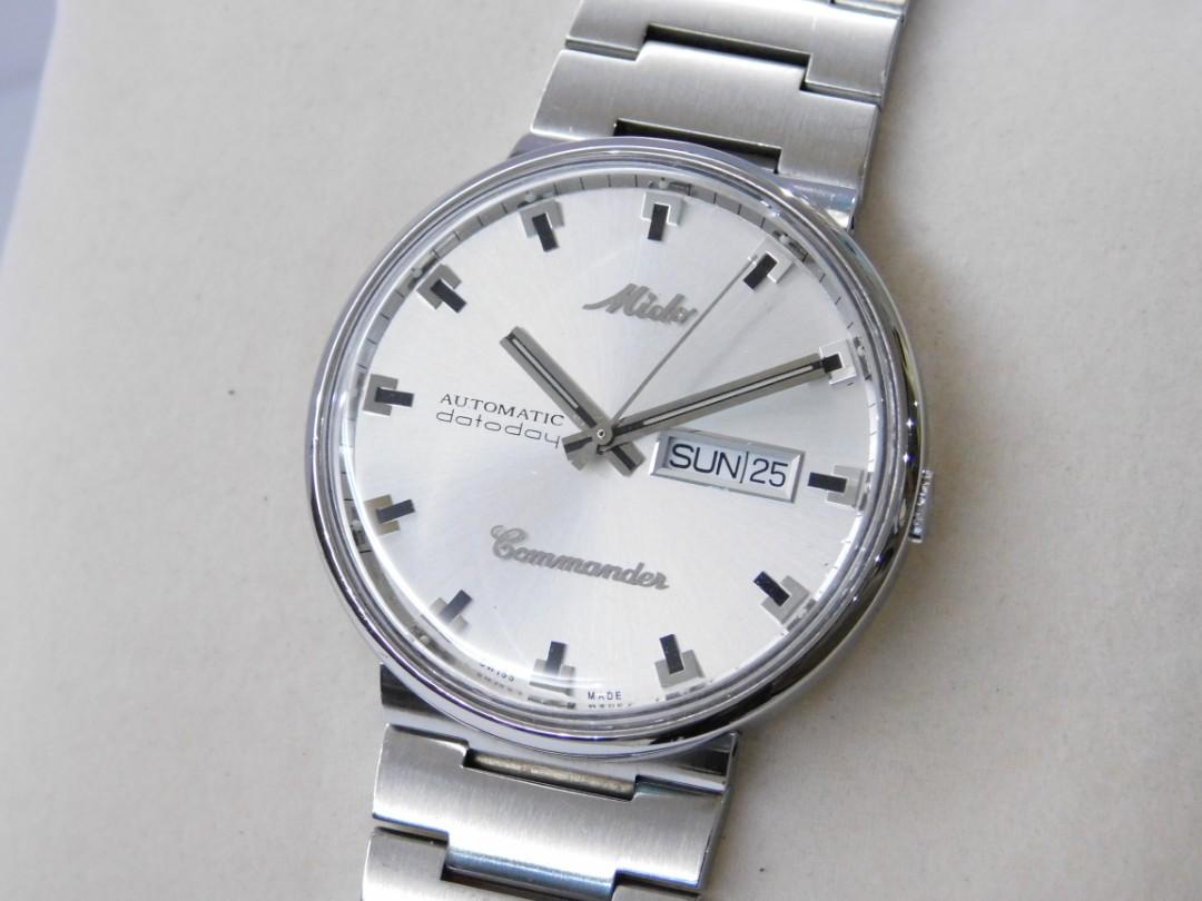 39mm Mido Commander Datoday