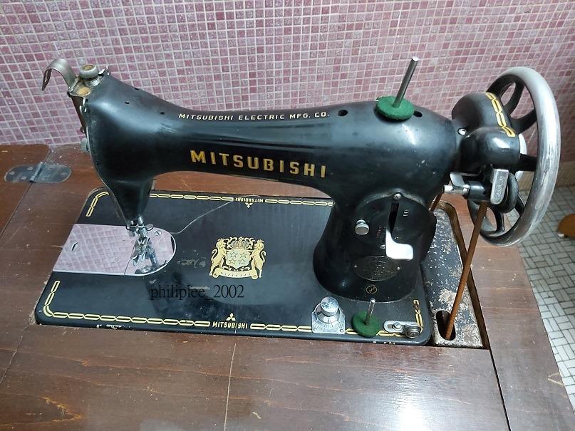 50年代三菱電機衣車腳踏縫紉機mitsubishi Sewing Machine 興趣及遊戲 古董收藏 古董收藏 Carousell