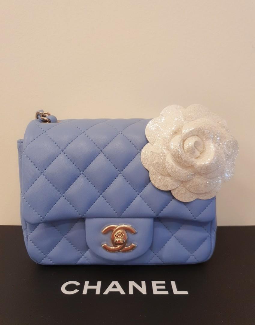 Unused] Chanel classic flap lambskin small purple