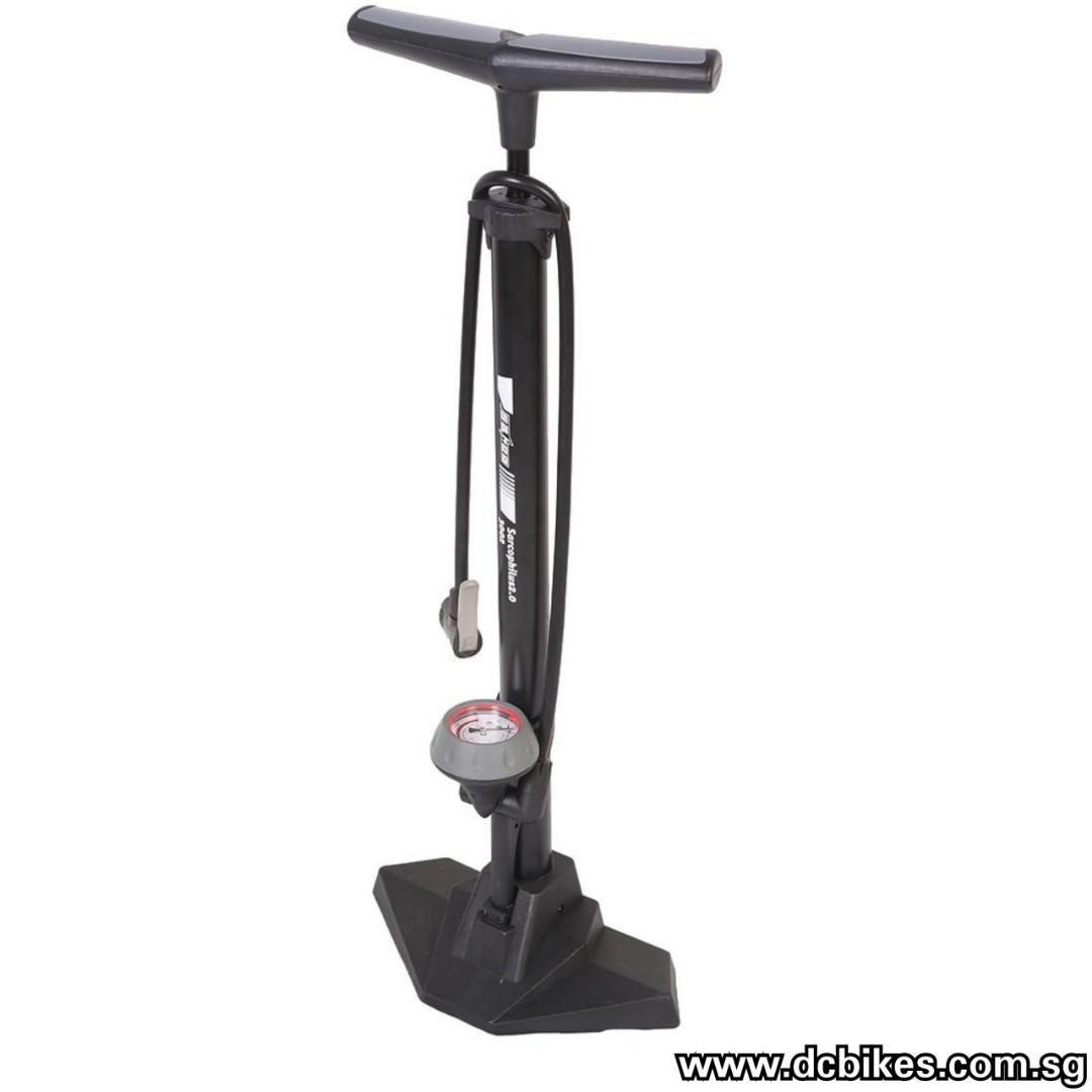 Cycle air pump cheap with meter