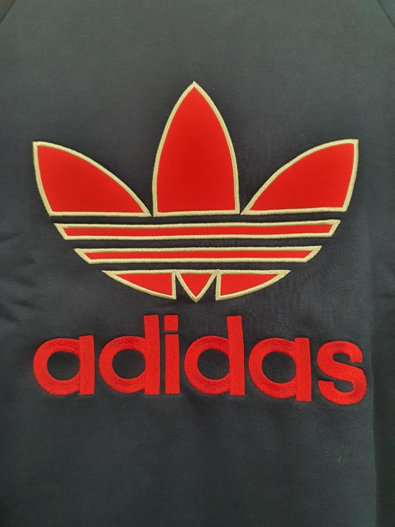 Adidas Originals Trefoil Crew Sweatshirt Men s Fashion Tops
