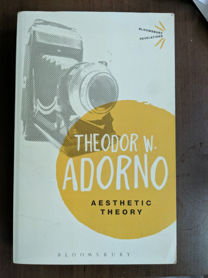 Adorno, Aesthetic Theory, Hobbies & Toys, Books & Magazines, Fiction