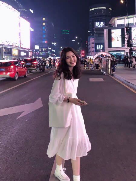 Aesthetic White dress