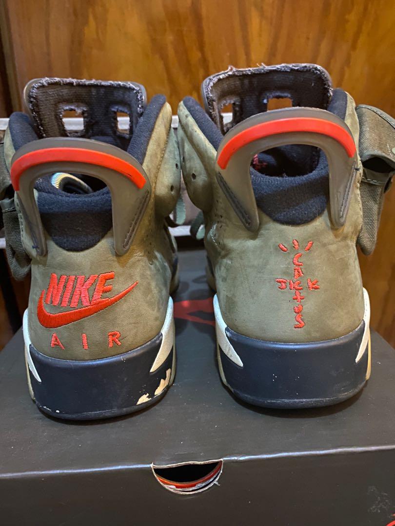 Air Jordan 6 Travis Scott, Fesyen Pria 