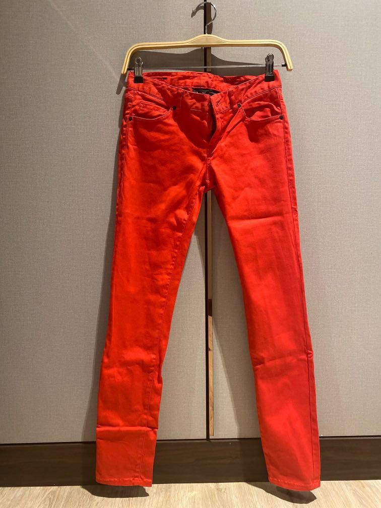 armani red jeans
