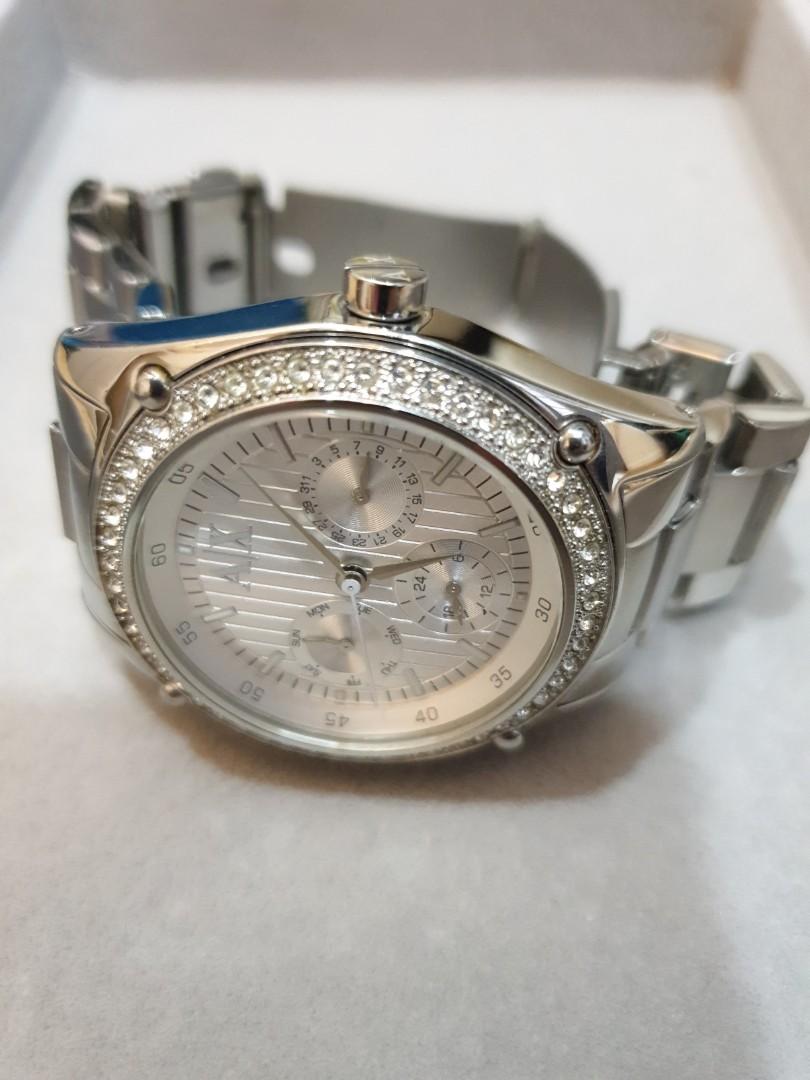 Chunky silver watch discount ladies