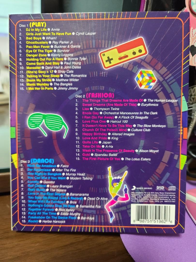 Back to 80's 3CD, 興趣及遊戲, 音樂、樂器& 配件, 音樂與媒體- CD 及
