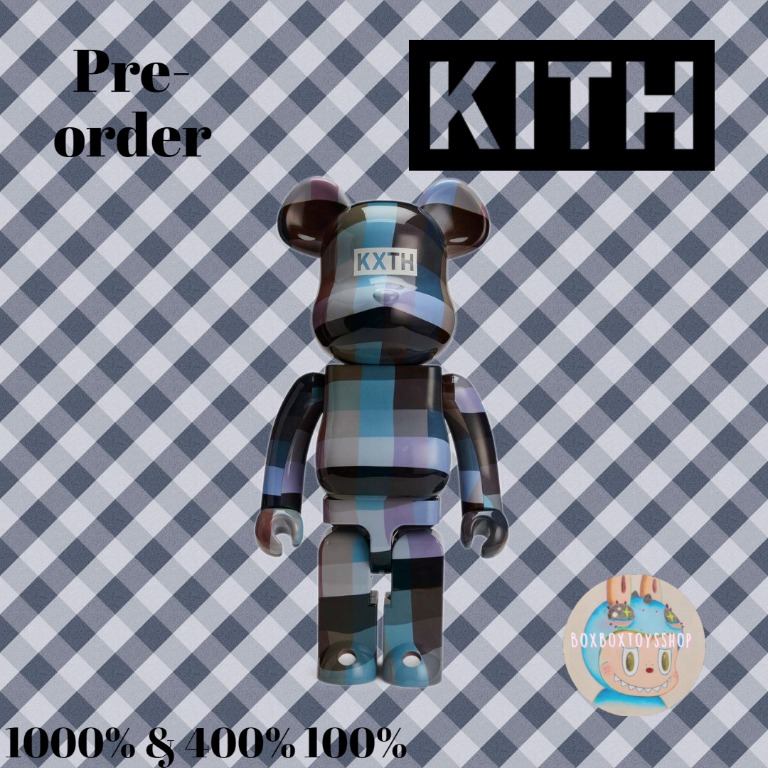 預訂]Bearbrick x KITH The Palette 1000%＆ 400% & 100%, 興趣及遊戲