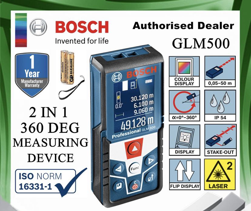 Bosch glm new arrivals 500 test