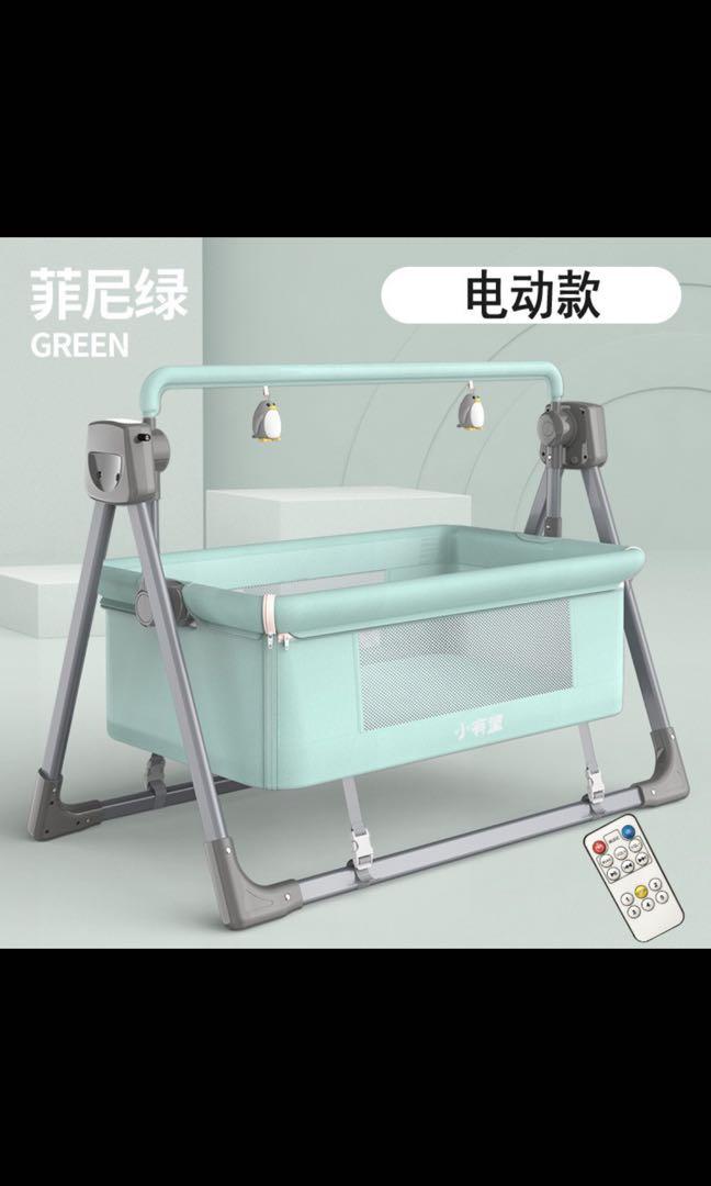 Brand New Electric Rocking Baby Bed Foldable and Automatic Crib Rocker
