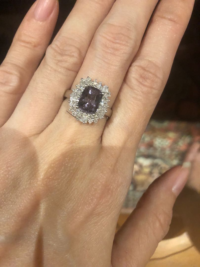 Grey spinel ring online